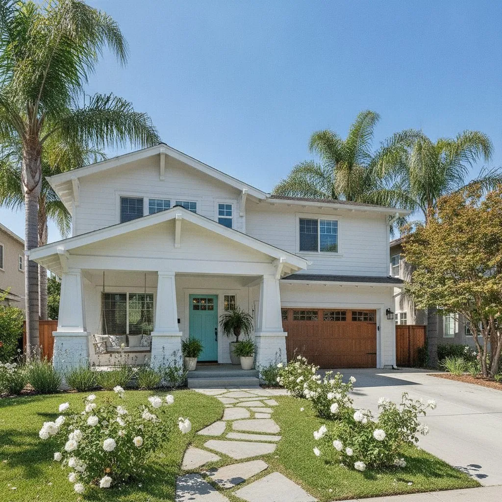 Suburban California single-family home exterior